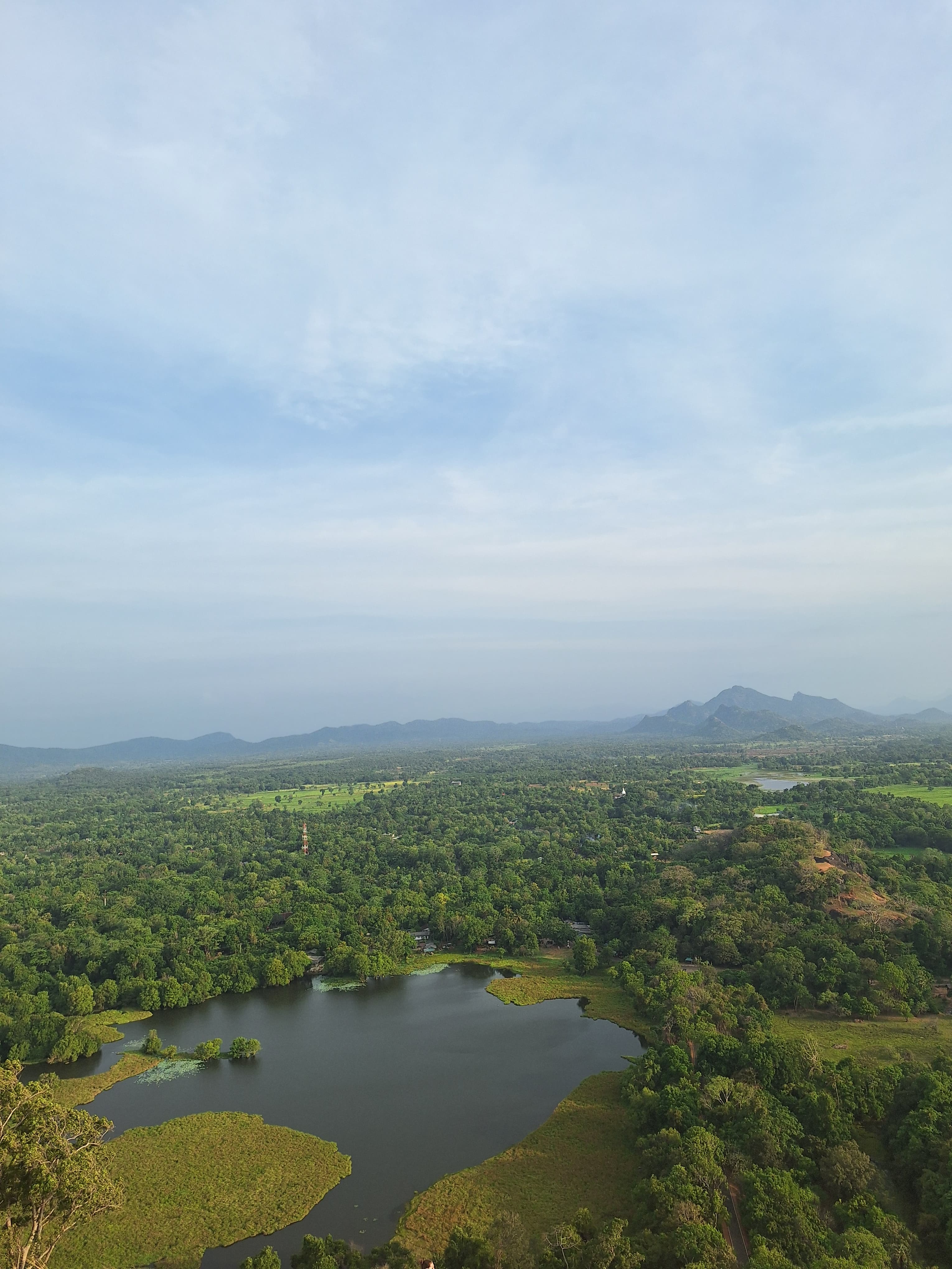 The Sinuous Lake at the Foot of the Ranges